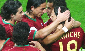 3éme match : PORTUGAL  - MEXIQUE : 2  - 1